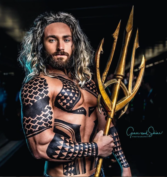 Aquaman Temporary Tattoos for Cosplayers - Frenzy Flare